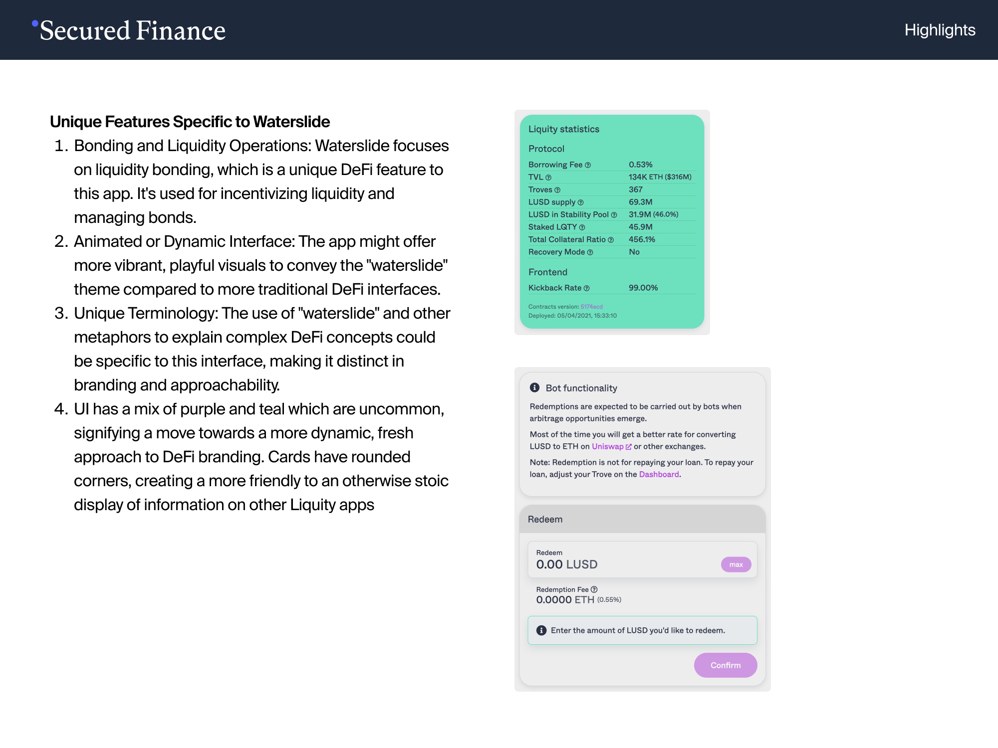 Design screenshot